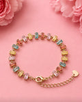 Gemstone tennis bracelet