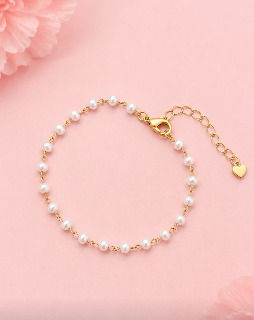 Pearl chain bracelet